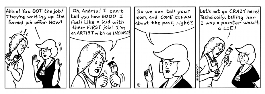 acedev comic, webcomic for Wednesday 08 Feb 2017
